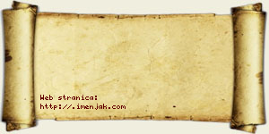 LJubinka Jaćimović vizit kartica